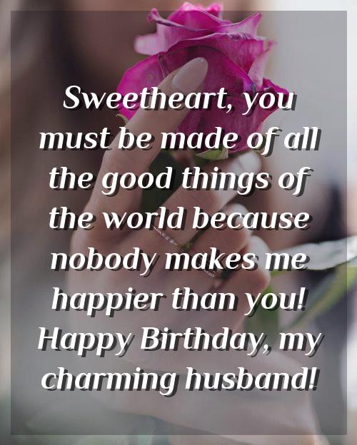 birthday wishes husband status